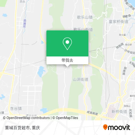 重城百货超市地图