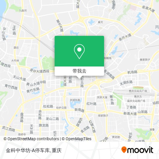 金科中华坊-A停车库地图
