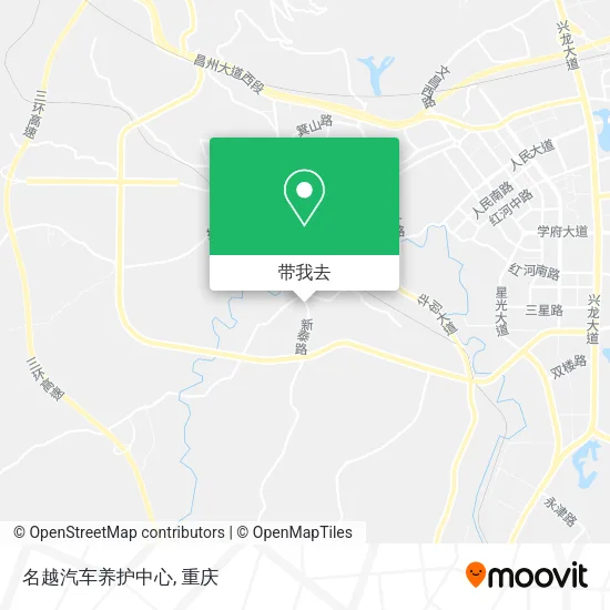 名越汽车养护中心地图