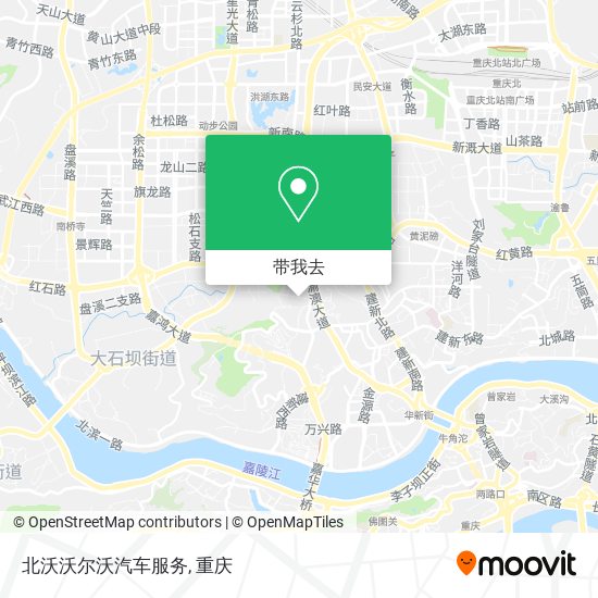 北沃沃尔沃汽车服务地图