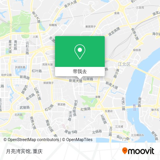 月亮湾宾馆地图