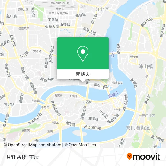 月轩茶楼地图
