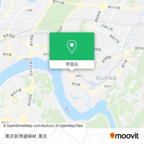 重庆新博盛钢材地图