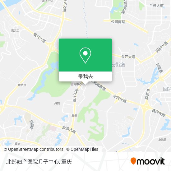 北部妇产医院月子中心地图