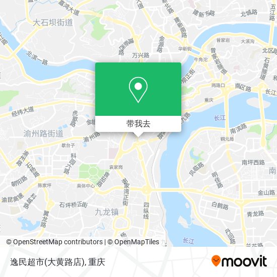 逸民超市(大黄路店)地图