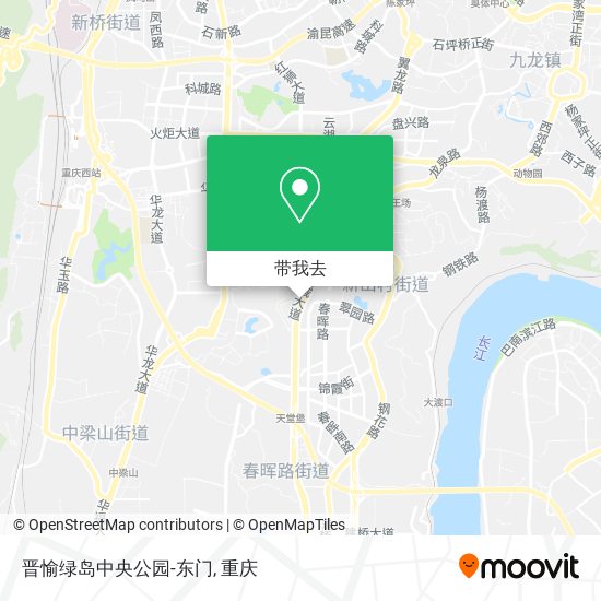 晋愉绿岛中央公园-东门地图