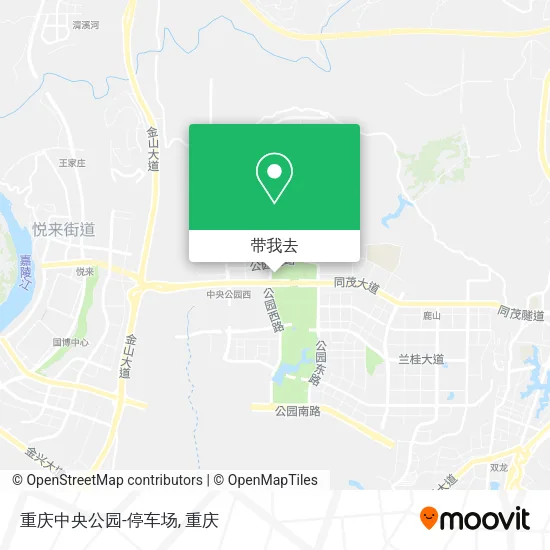 重庆中央公园-停车场地图