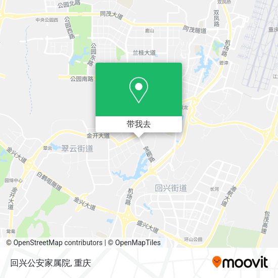 回兴公安家属院地图