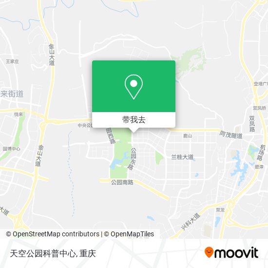 天空公园科普中心地图