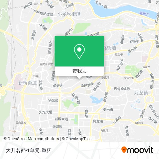 大升名都-1单元地图