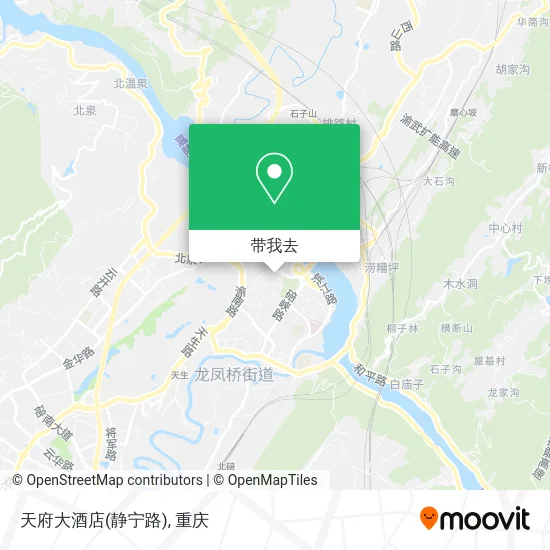 天府大酒店(静宁路)地图