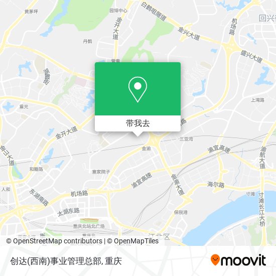 创达(西南)事业管理总部地图