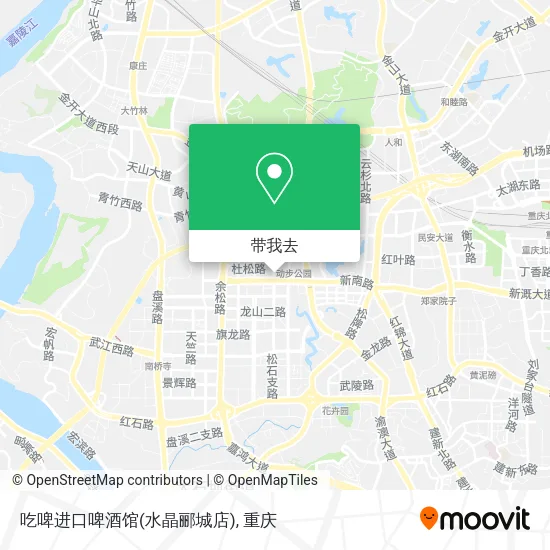 吃啤进口啤酒馆(水晶郦城店)地图