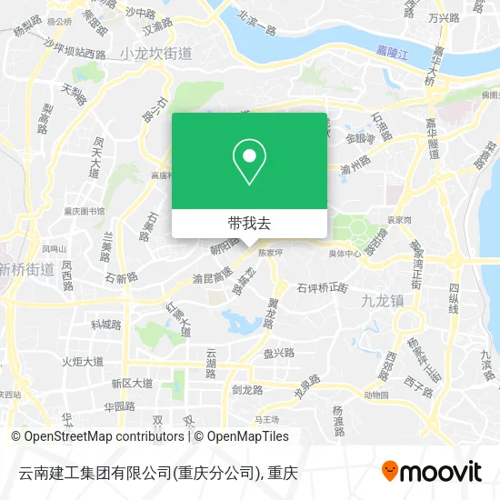 云南建工集团有限公司(重庆分公司)地图