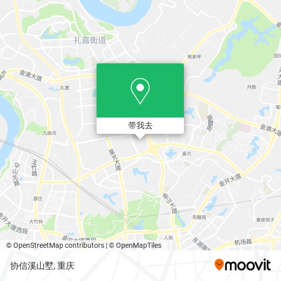 协信溪山墅地图