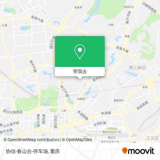 协信·春山台-停车场地图