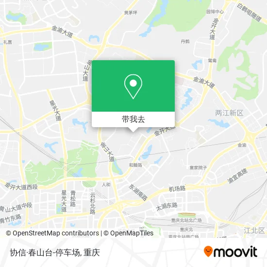协信·春山台-停车场地图