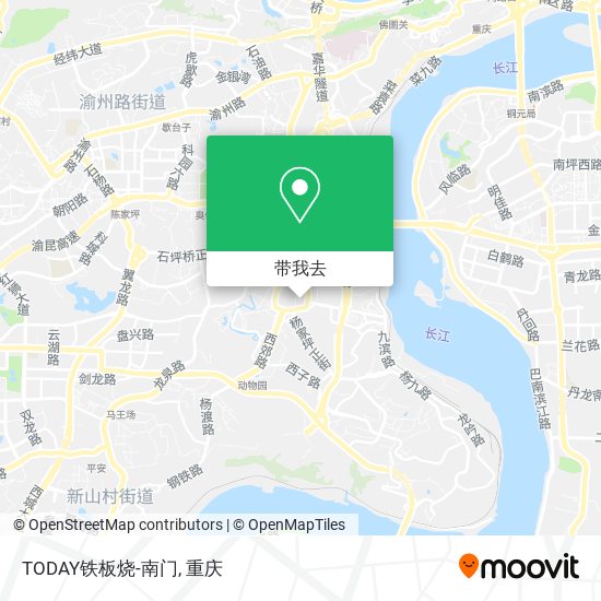TODAY铁板烧-南门地图