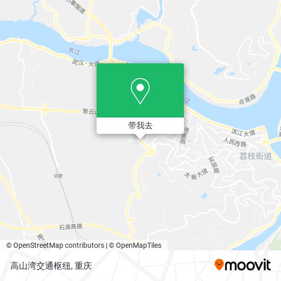 高山湾交通枢纽地图