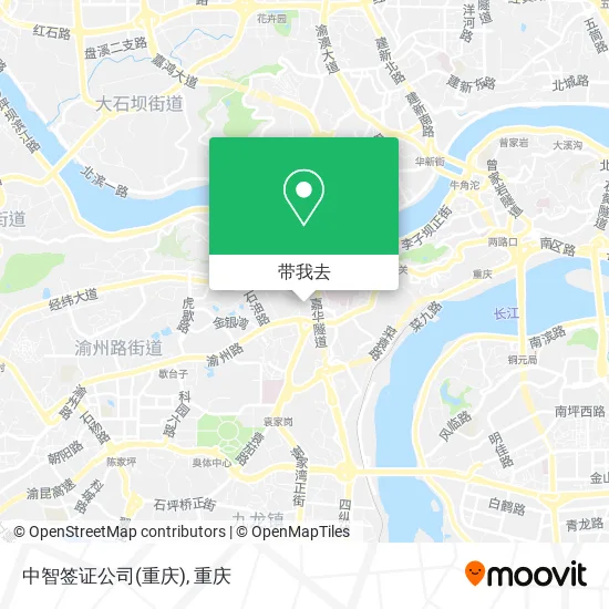 中智签证公司(重庆)地图