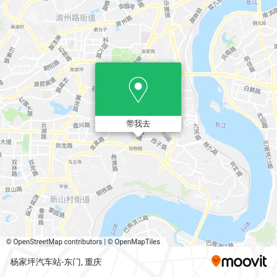 杨家坪汽车站-东门地图