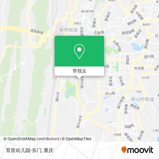 育星幼儿园-东门地图