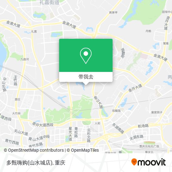 多甄嗨购(山水城店)地图