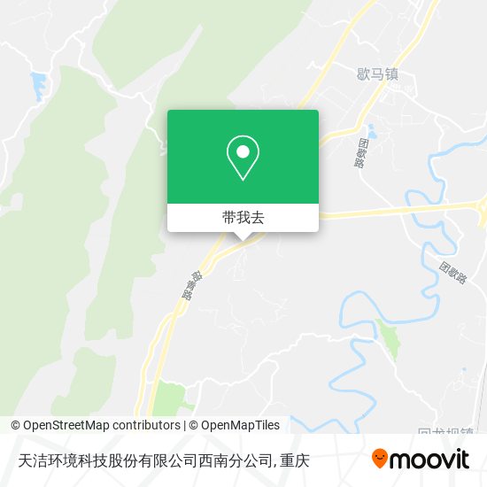 天洁环境科技股份有限公司西南分公司地图
