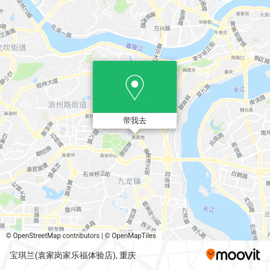 宝琪兰(袁家岗家乐福体验店)地图
