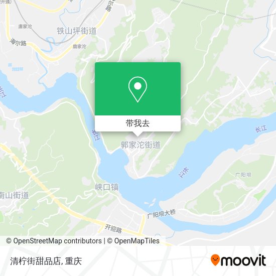 清柠街甜品店地图