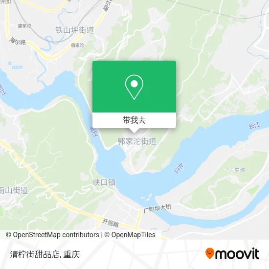 清柠街甜品店地图