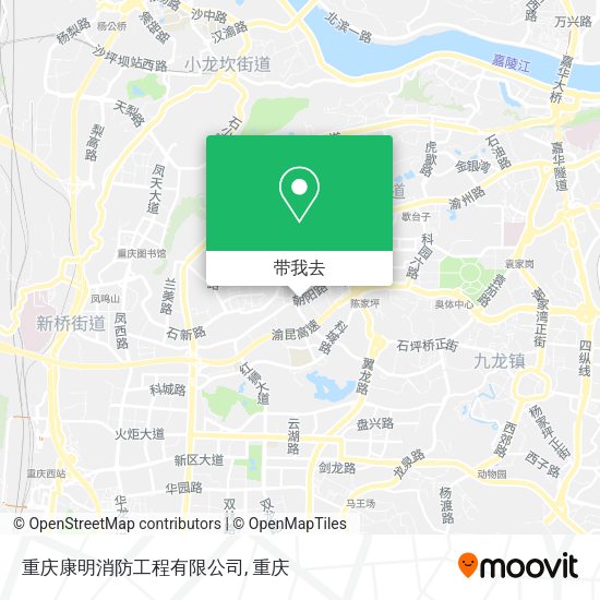 重庆康明消防工程有限公司地图