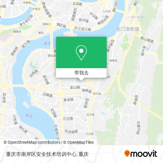 重庆市南岸区安全技术培训中心地图