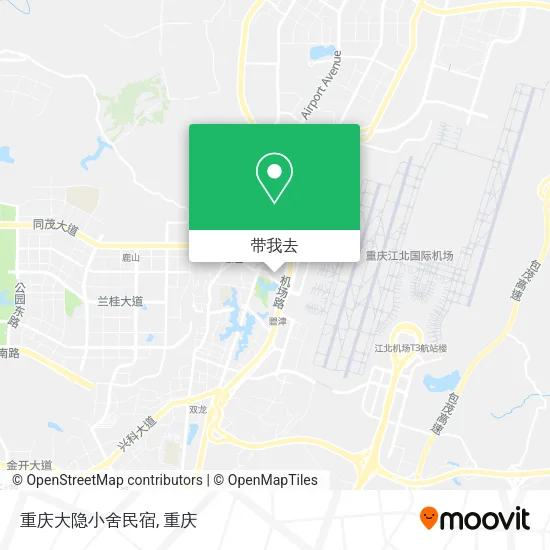 重庆大隐小舍民宿地图