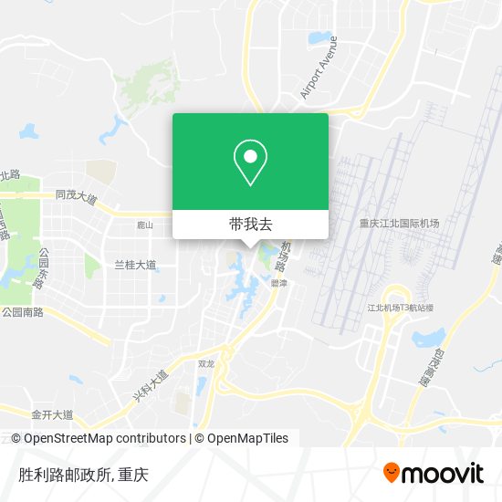 胜利路邮政所地图