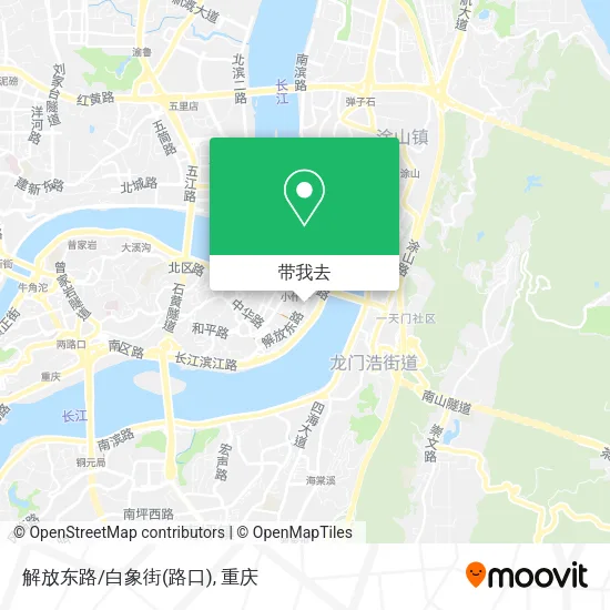 解放东路/白象街(路口)地图