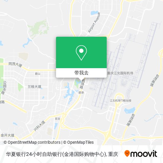 华夏银行24小时自助银行(金港国际购物中心)地图