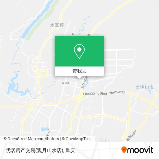 优居房产交易(观月山水店)地图