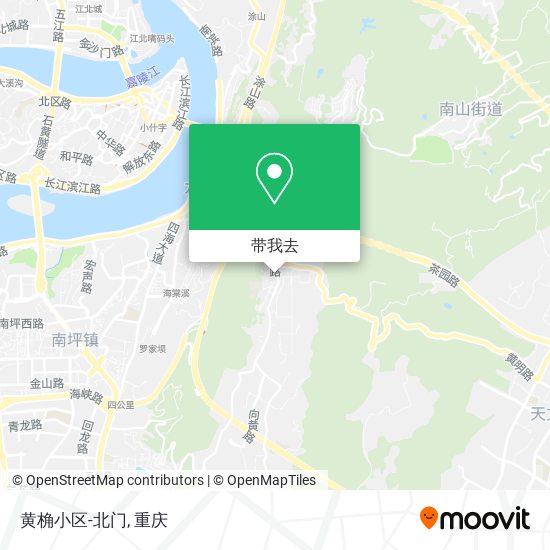 黄桷小区-北门地图