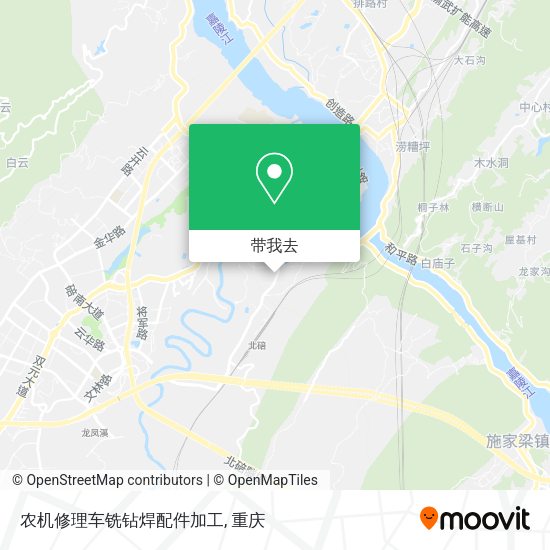农机修理车铣钻焊配件加工地图