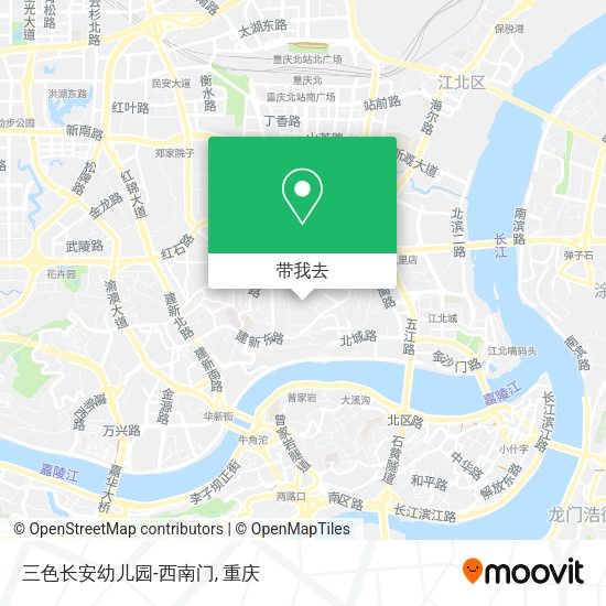 三色长安幼儿园-西南门地图