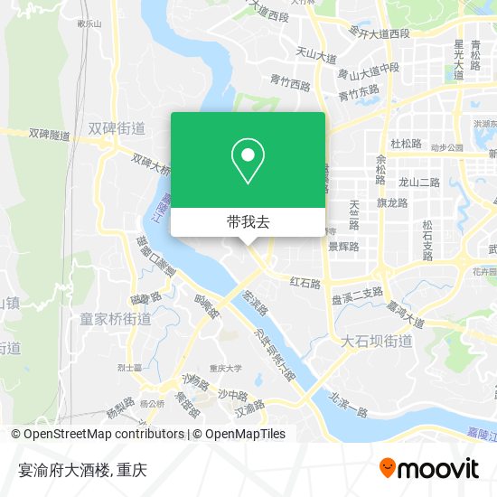 宴渝府大酒楼地图