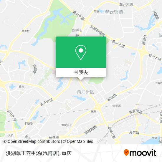 洪湖藕王养生汤(汽博店)地图