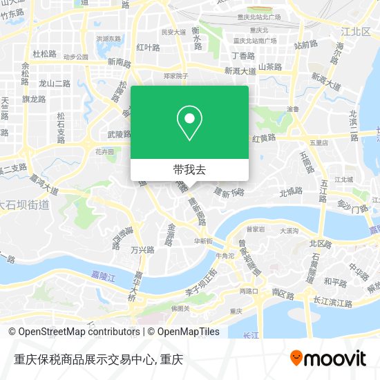 重庆保税商品展示交易中心地图