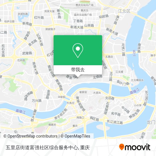 五里店街道富强社区综合服务中心地图