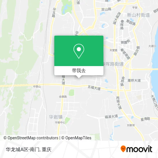 华龙城A区-南门地图