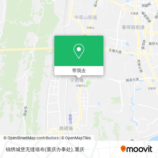 锦绣城堡无缝墙布(重庆办事处)地图