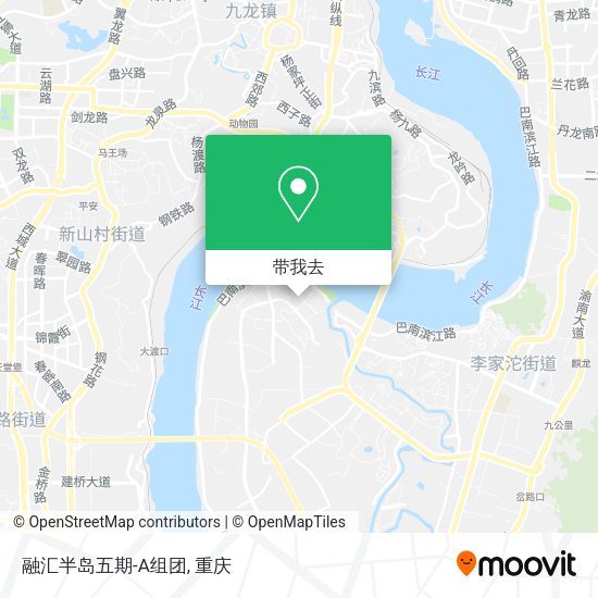 融汇半岛五期-A组团地图