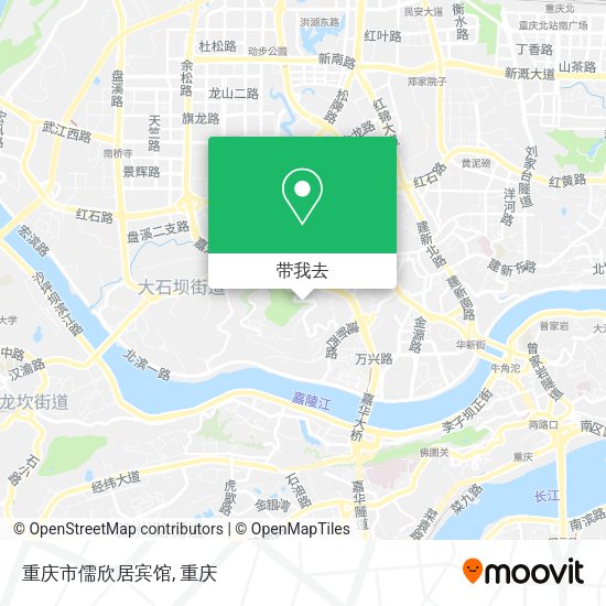 重庆市儒欣居宾馆地图