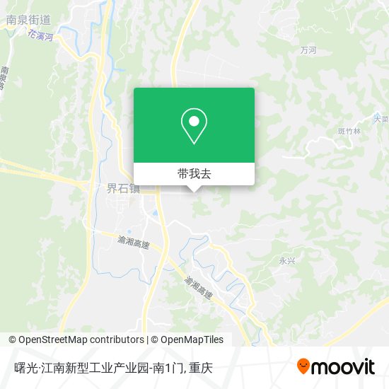 曙光·江南新型工业产业园-南1门地图
